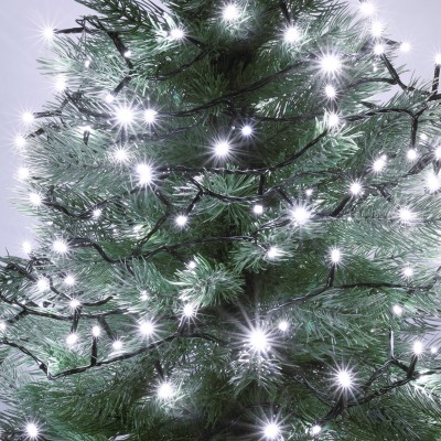 LED svietiaci reťazec, studená biela, 50 LED - KII 50/WH